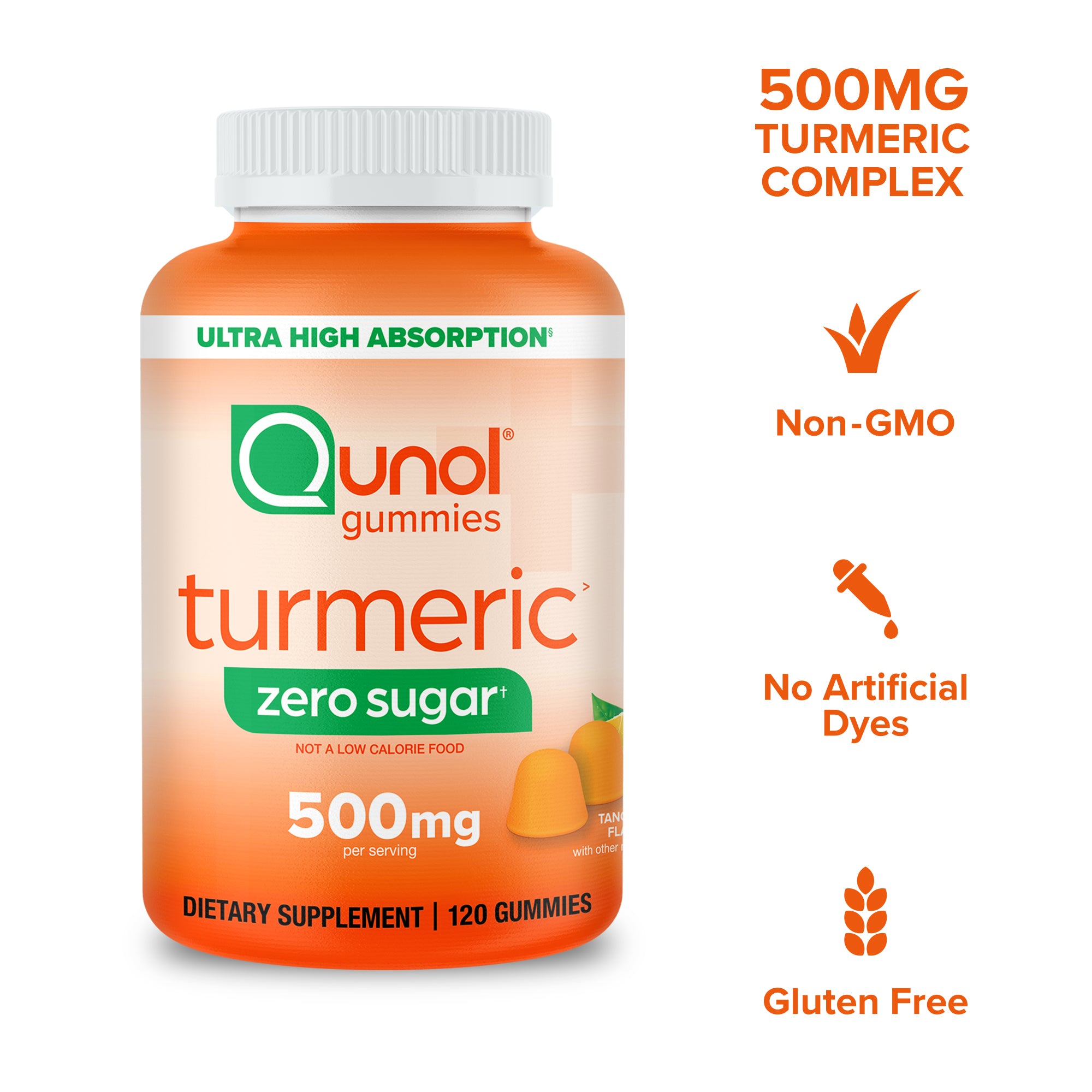 500MG Turmeric Complex: Non-GMO, No Artificial Dyes and Gluten Free
