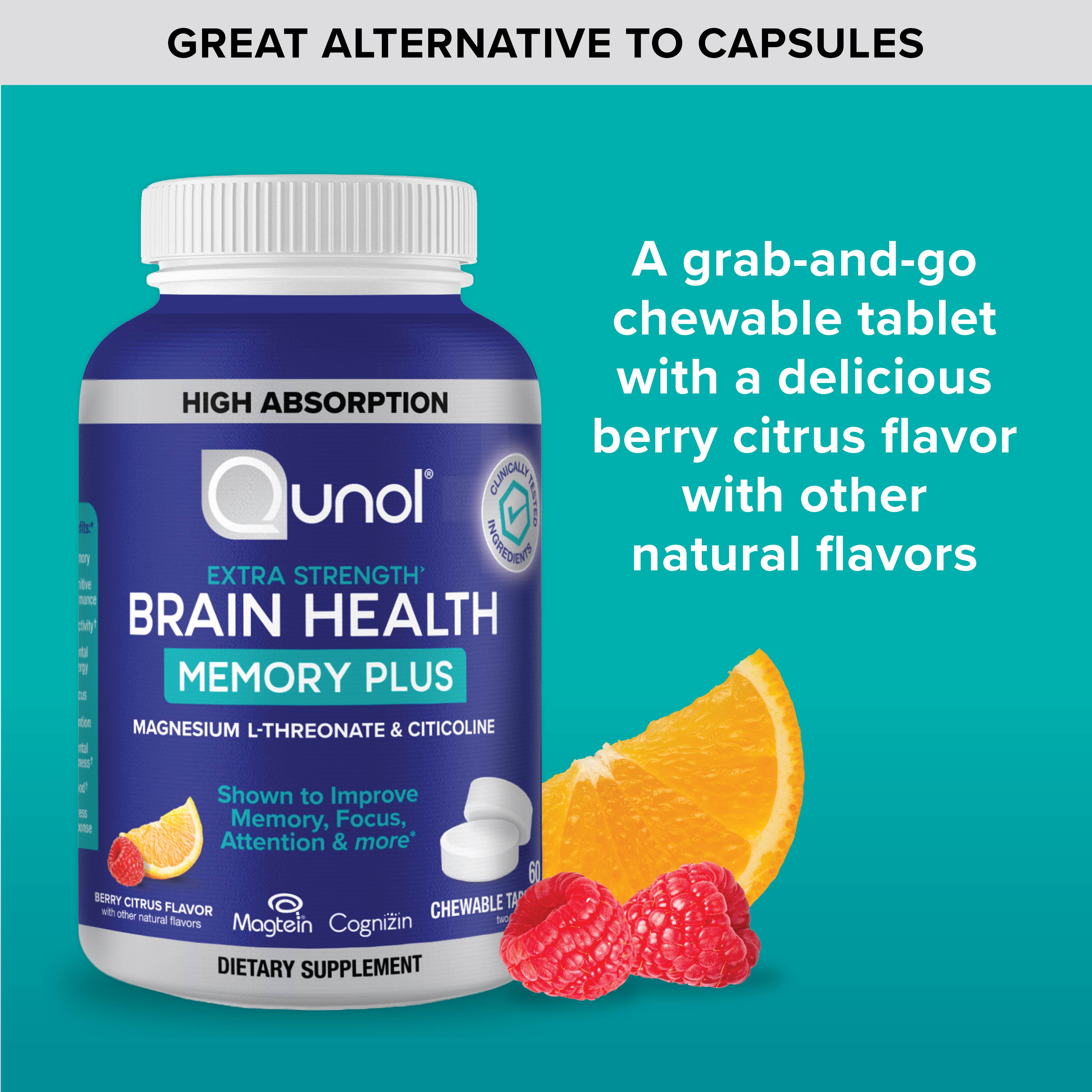 Brain Health - Memory Plus Chewable Tablets