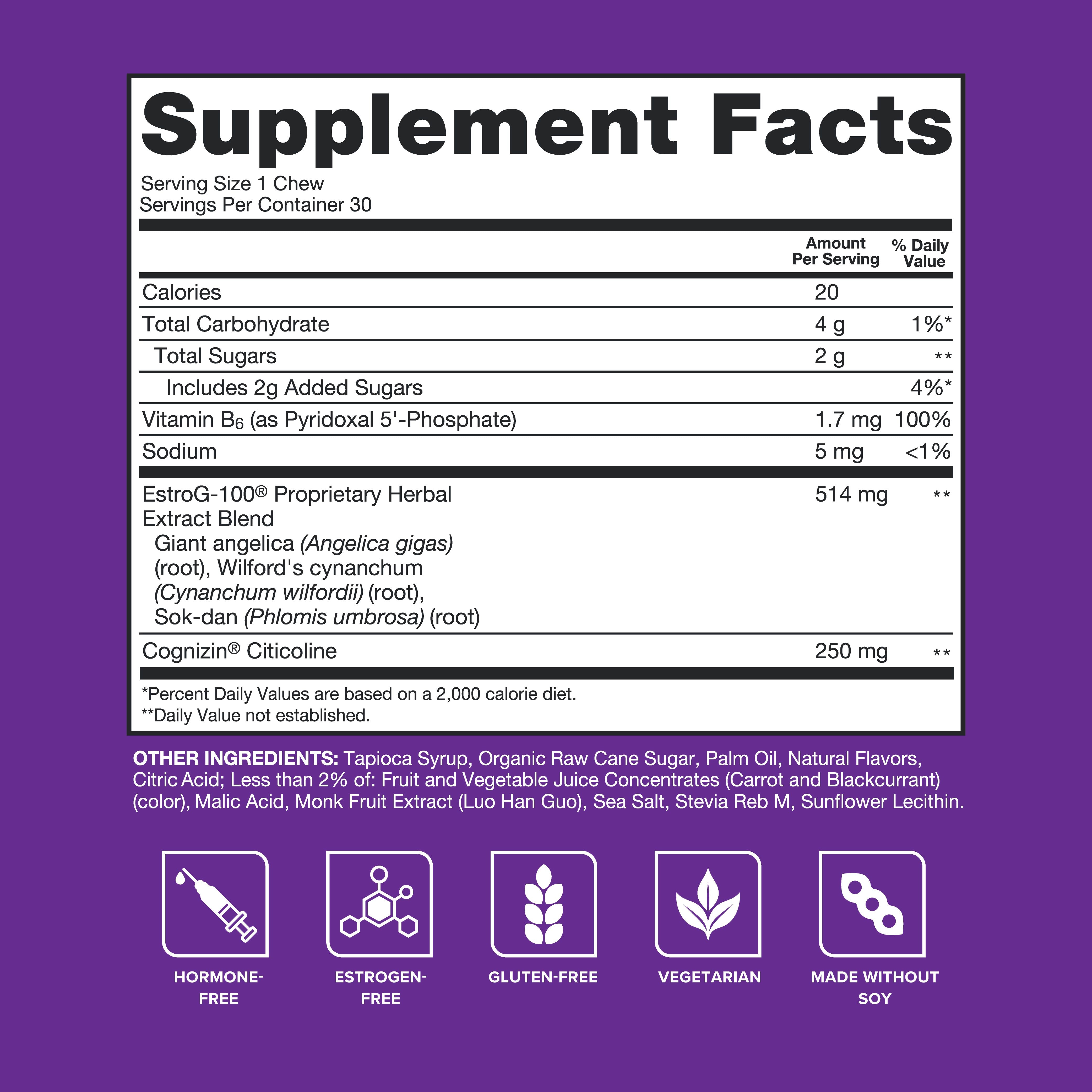 Menopause Relief Chews