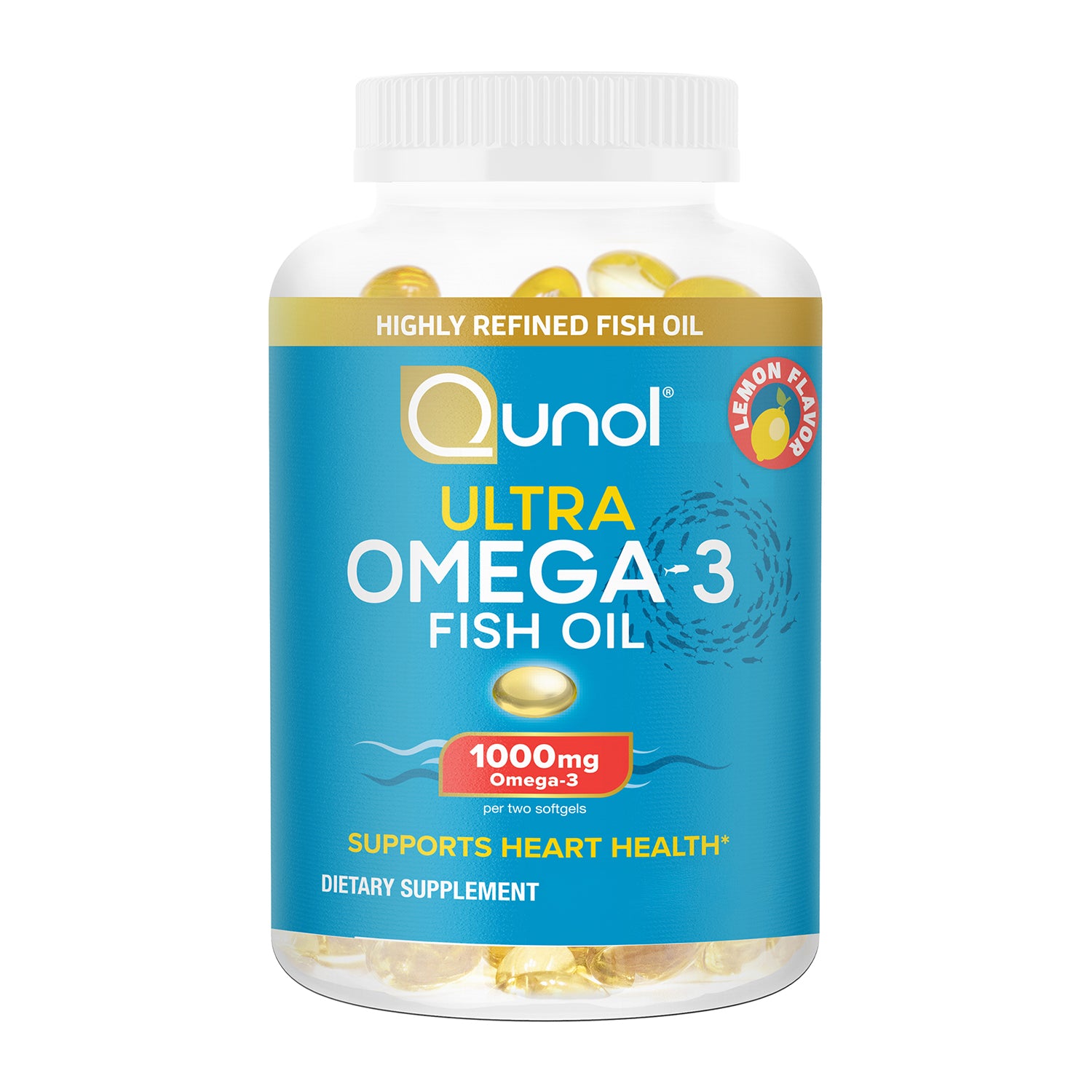 Ultra Omega-3 Fish Oil Mini Softgels, 1000 mg
