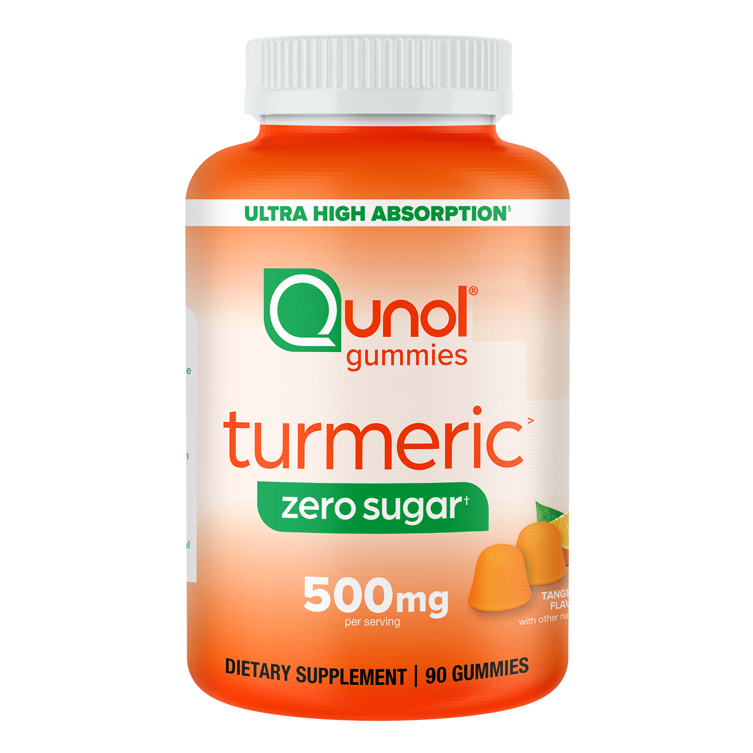 Turmeric Zero Sugar Gummies, 500mg