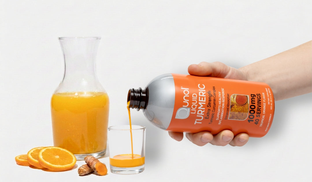 Morning Mix: Liquid Turmeric and Orange Juice