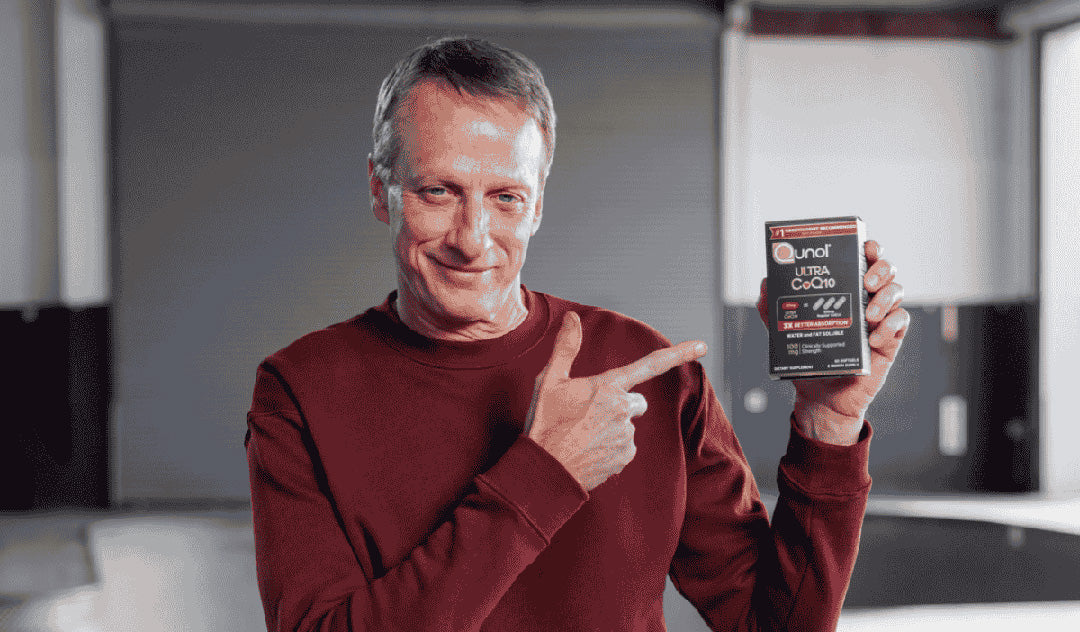 Qunol Is Back with Tony Hawk and He’s Still Keeping Up With Life’s Turns Thanks to CoQ10