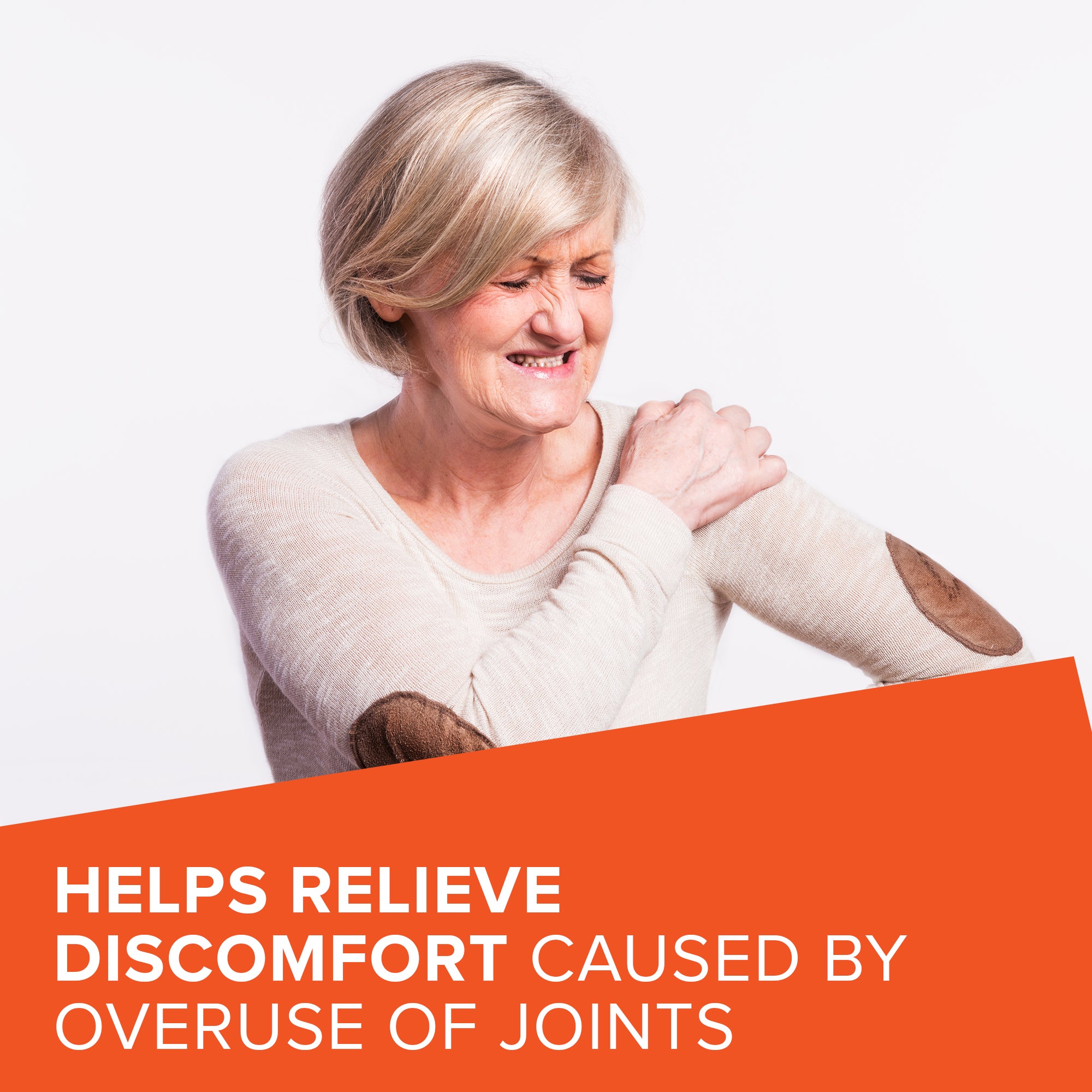 Qunol 5-in-1 Joint Support helps relieve discomfort caused by overuse of joints