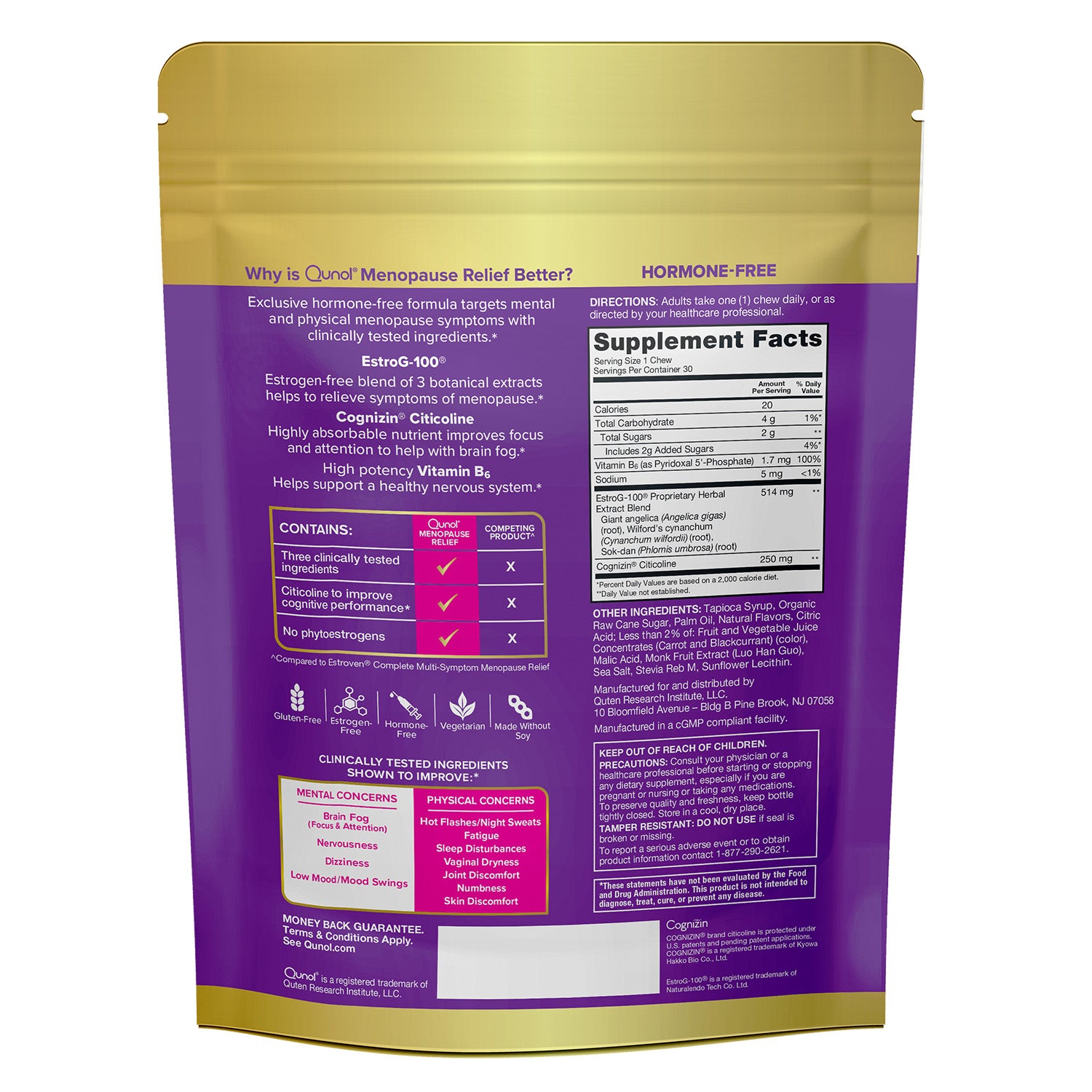 Menopause Relief Chews + B6