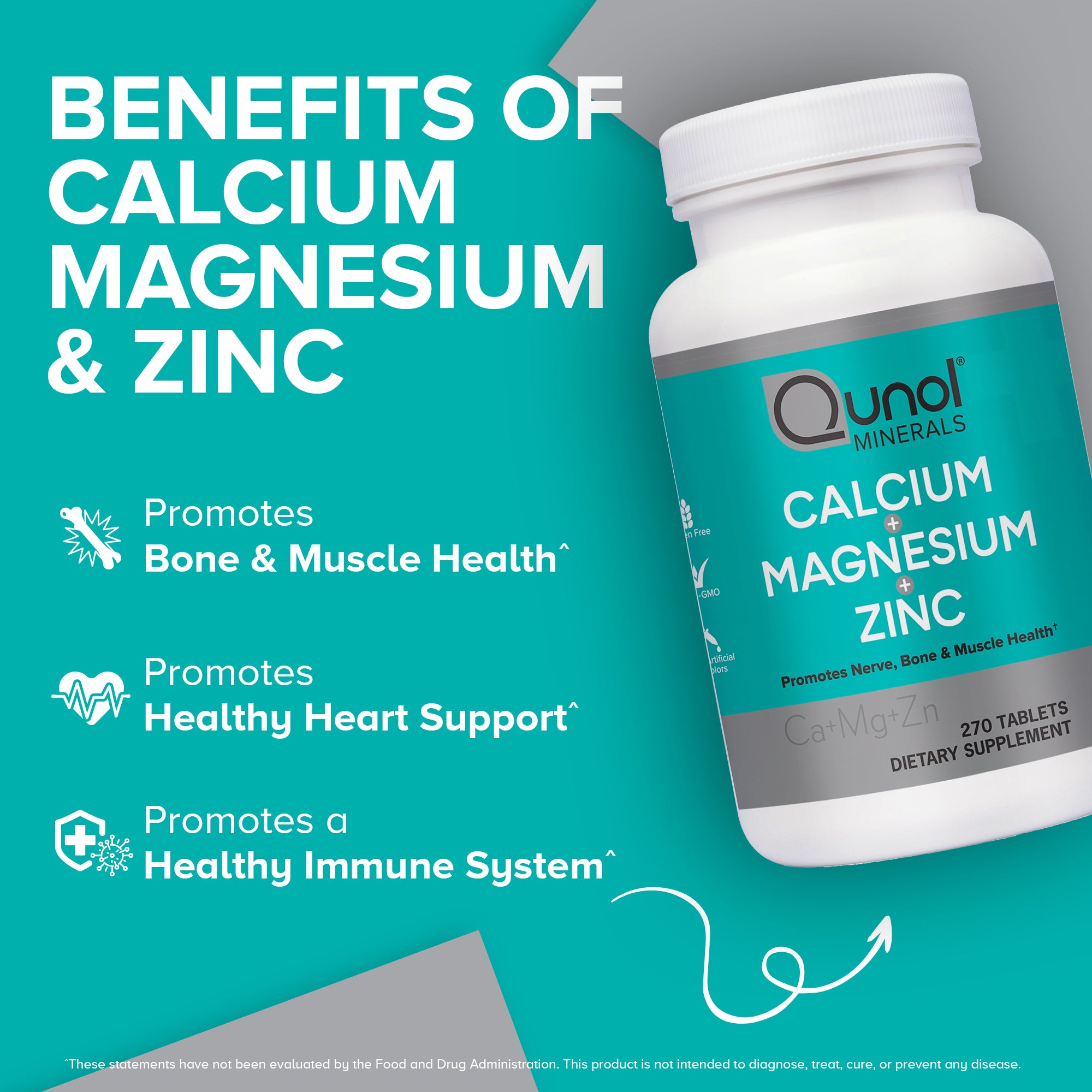 Calcium with Magnesium and Zinc, 3-in-1 Complex