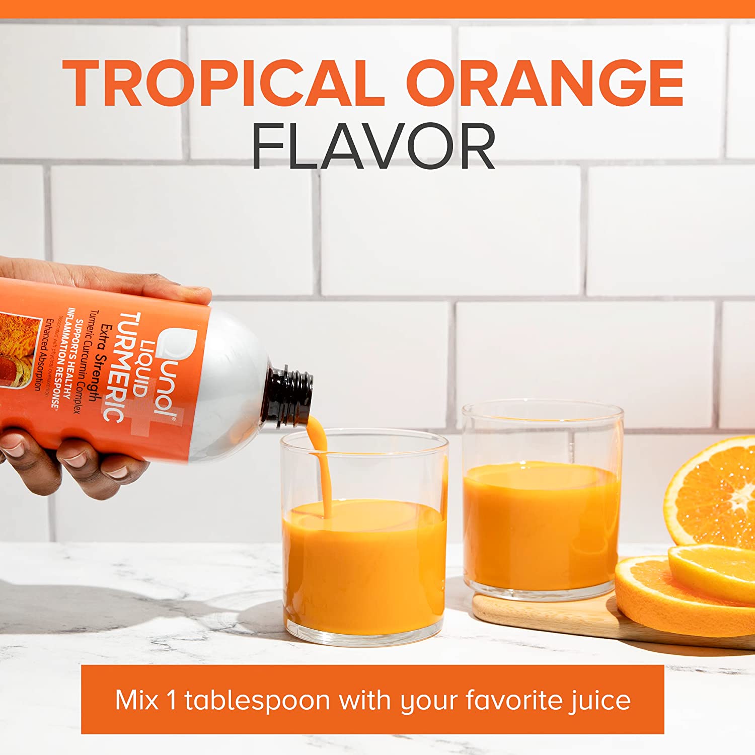 Tropical orange flavor