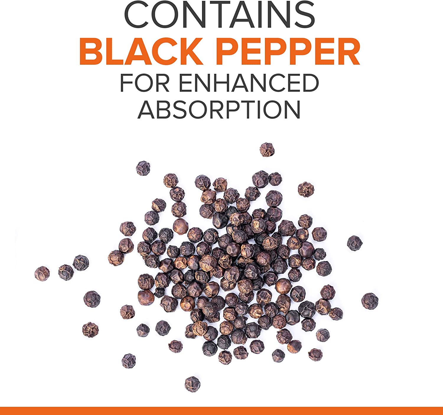 Contains black pepper for enhanced absorption